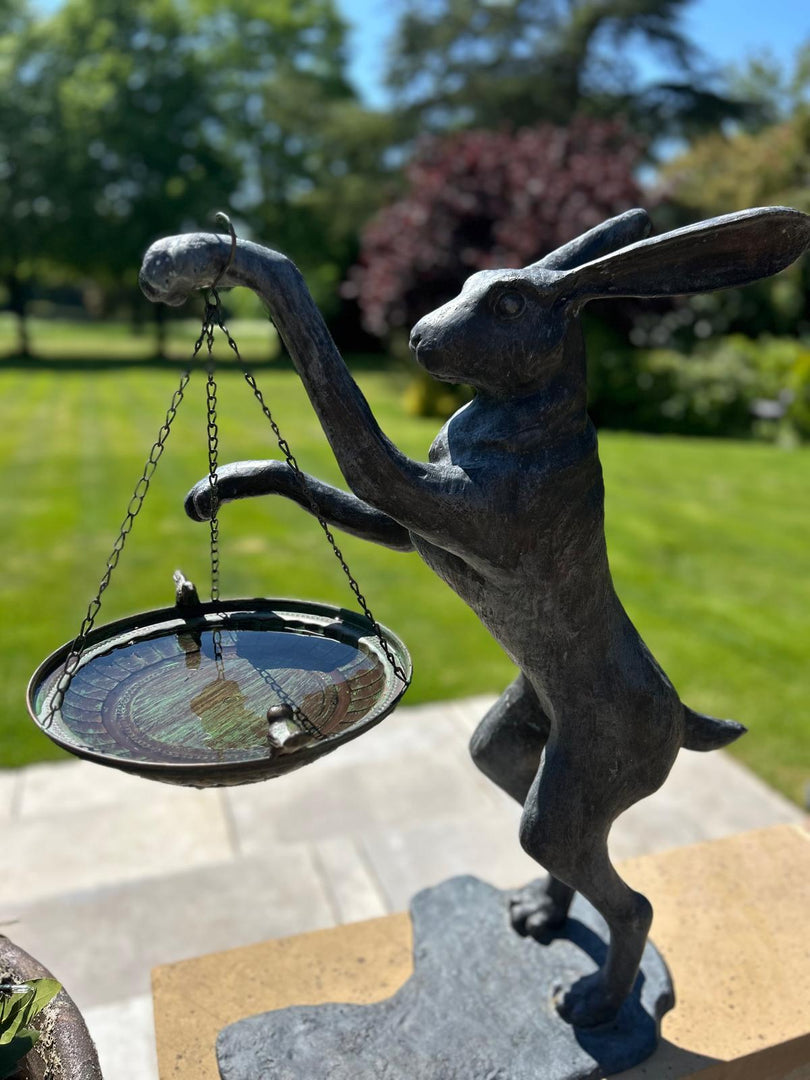 Hanging Classic Bird Bath Water Bowl Seed Nut Feeder Garden Outdoor Decoration