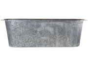 105cm XXL Zinc Planter Garden Flowers Trees Embossed Heritage