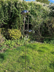 Twin Bird Rocking Balancing Garden Ornament Decoration Rocker Flying Stake4