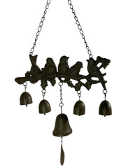 5 Birds Hanging Windchime Bird Chime Garden Gift Decor Decoration Bells Chain6