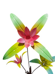 Colourful Metal Garden Flower Ornament Outdoor Lily Sculpture Stake Decoration11