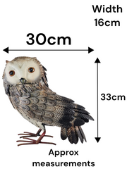 Metal Owl Garden Ornament Decorative Outdoor Owl Statue Sculpture Patio Lawn1