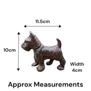 Cast Iron Rustic Scottie Dog Decor Ornament Home Gift Garden Decorative Vintage1