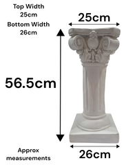 Classical Greek Roman Column Plinth Pedastal Garden Ornament Stone Effect Statue1