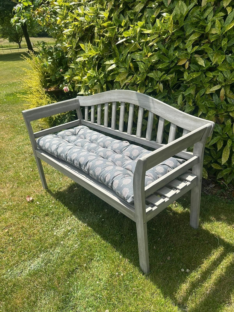 Queen Classic Grey Eucalyptus Wood Wooden Garden Bench 2/3 Seat Indoor Outdoor11