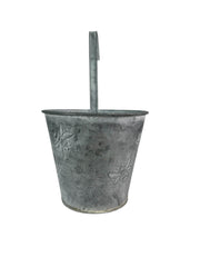 Set Of 3 Zinc Bumblebee Hanging Fence Plant Pots Bee Flower Pot Garden Balcony14