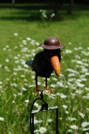 Rocking Balancing Mum Crow Rocker Garden Ornament Decoration Stake Gift Decor9