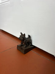 Cast Iron Scottie Dog Doorstop Door Stopper Heavy Metal Home Decoration Decor3
