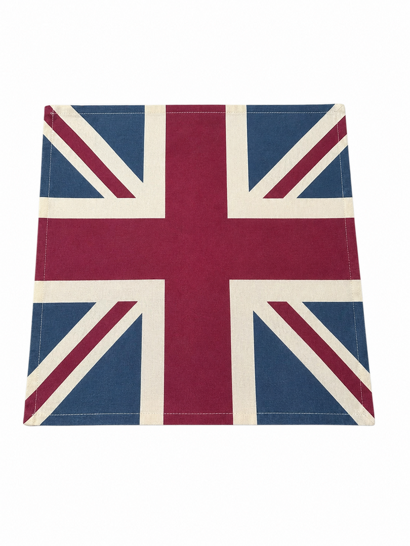 Set of 4 Union Jack Cotton Napkins British Flag Table Napkins Reusable Washable9