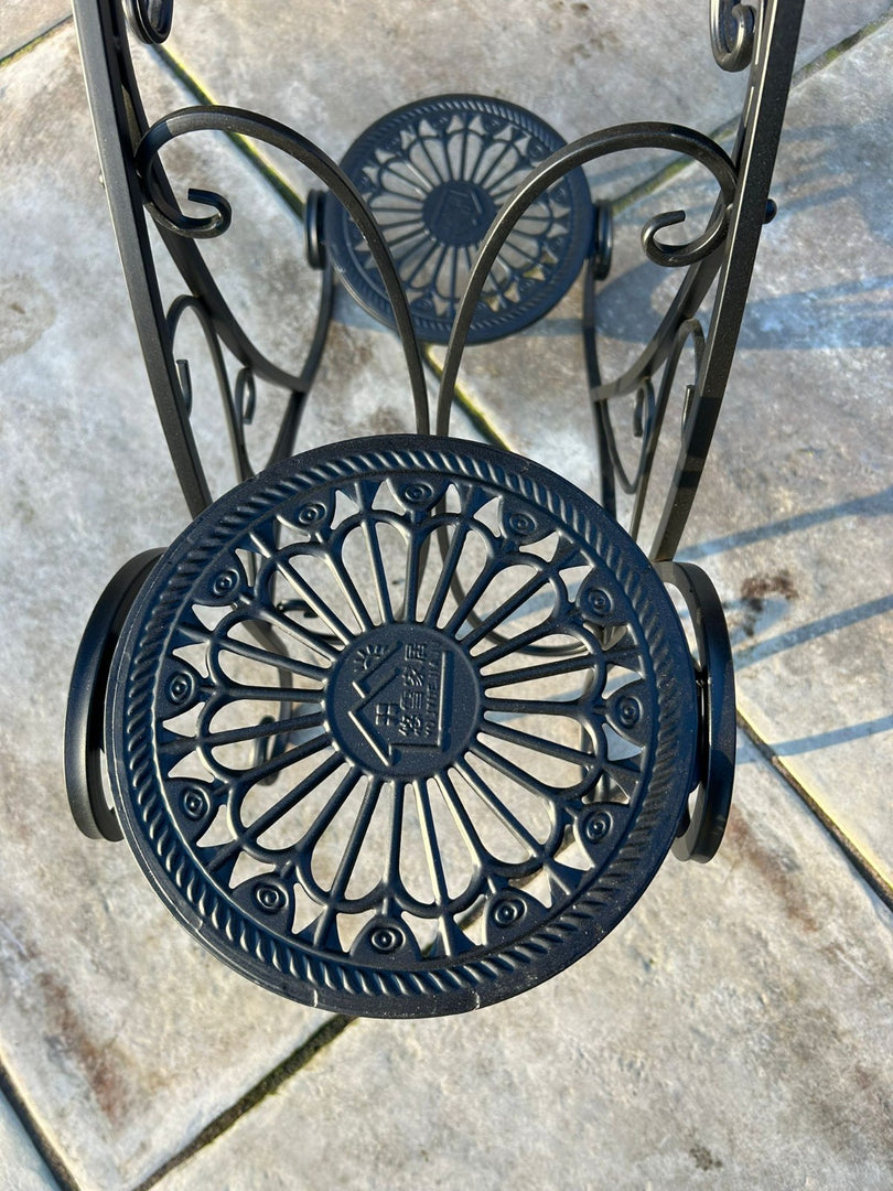 3 Tier Planter Black Plant Flower Pot Stand Garden Gift Decor Decoration3