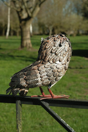 Metal Owl Garden Ornament Decorative Outdoor Owl Statue Sculpture Patio Lawn7
