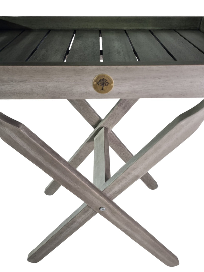 Queen Classic Grey Wooden Garden Bench & Butler Tray 2/3 Seat Indoor Outdoor11