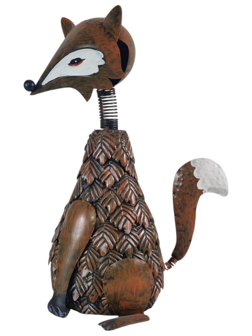 Metal Fox Garden Ornament Stake Cute Woodland Outdoor Lawn Decor Gift Decoration14