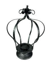 Crown Tea Light Candle Holder Metal Decor Decoration Gift Antique Silver Home6