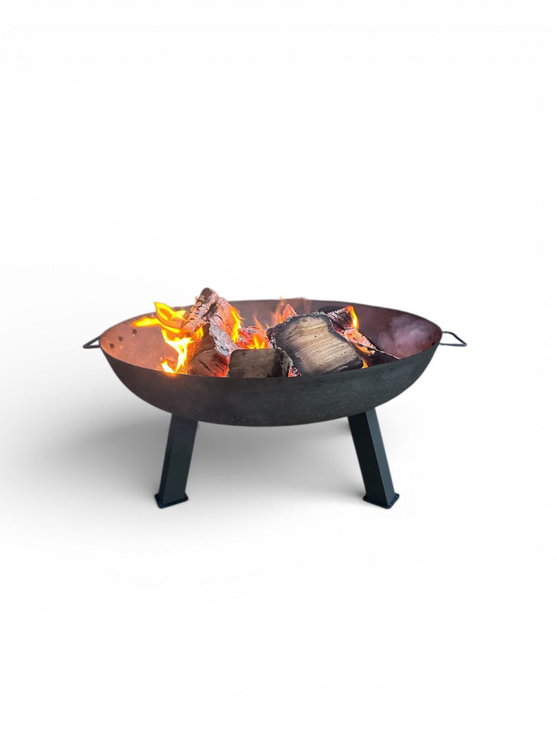 Large Garden Fire Pit Outdoor Patio Camping Cast Iron Bowl Log Burner Heater20