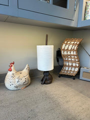 Cast Iron Elephant Kitchen Roll Holder Paper Towel Stand Animal Door Stop Gift5