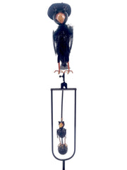Rocking Balancing Mum Crow Rocker Garden Ornament Decoration Stake Gift Decor13