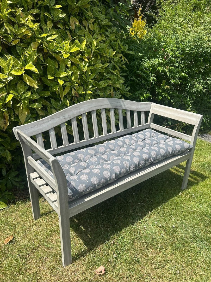 Queen Classic Grey Wooden Garden Bench & Butler Tray 2/3 Seat Indoor Outdoor17