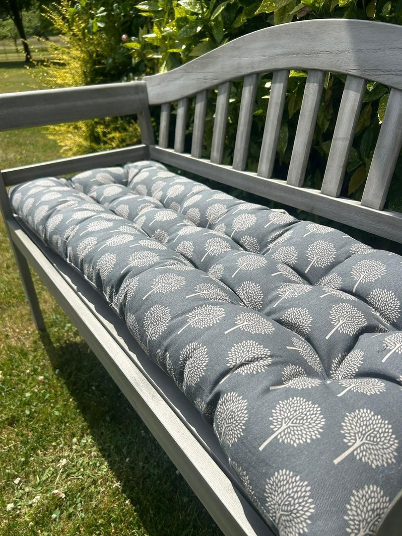 Queen Classic Grey Wooden Garden Bench & Butler Tray 2/3 Seat Indoor Outdoor16