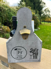Wooden Golf Bottle Gift Box Carrier Golfer 19th Hole Gift Novelty Xmas Large9