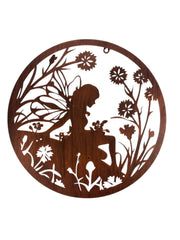 40cm Wall Art Bronze Fairy Fairies Floral Garden Home Decoration Decor Gift4