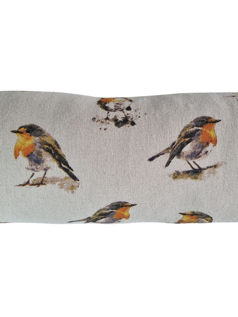 Robin Bird Draught Excluder Gift Home Decor Decoration Beige Cream Natural Real6