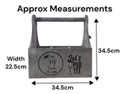Wooden Golf Bottle Gift Box Carrier Golfer 19th Hole Gift Novelty Xmas Large1