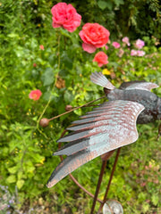 Flying Rocking Balancing Wise Owl Bird Rocker Garden Ornament Decoration Stake6