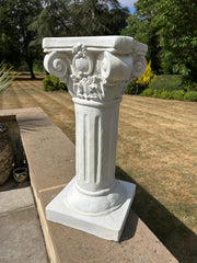 Classical Greek Roman Column Plinth Pedastal Garden Ornament Stone Effect Statue4