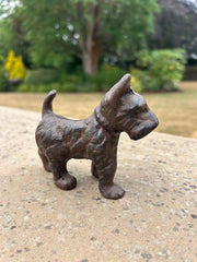 Cast Iron Rustic Scottie Dog Decor Ornament Home Gift Garden Decorative Vintage0
