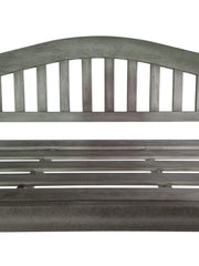 Queen Classic Grey Wooden Garden Bench & Butler Tray 2/3 Seat Indoor Outdoor8