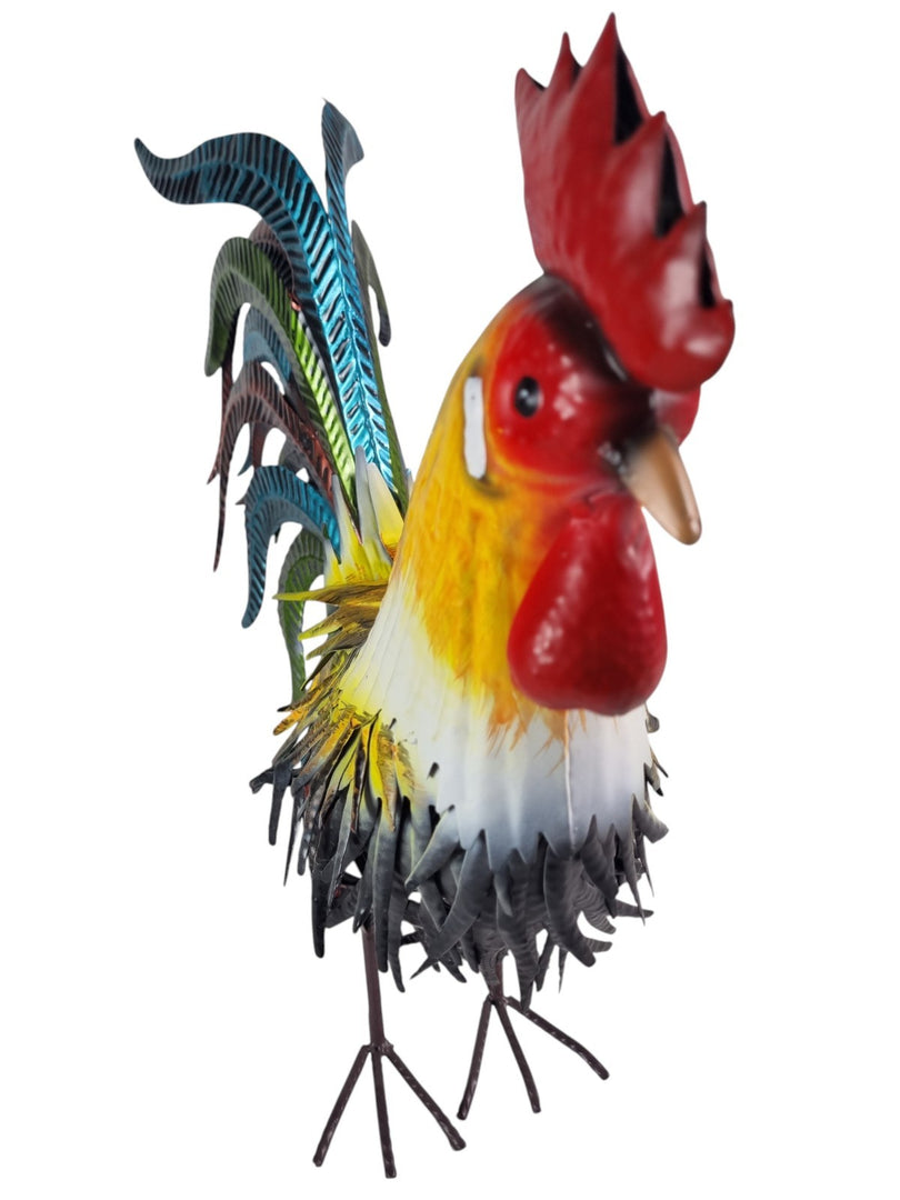 Decorative Cockerel Bird Animal Countryside Metal Garden Giftware Ornament7