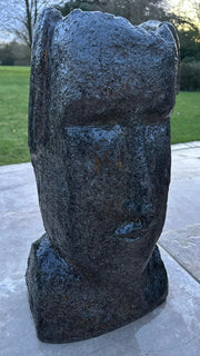 Easter Island Head Water Feature With Light Garden Gift Outdoor Decor Decoration2