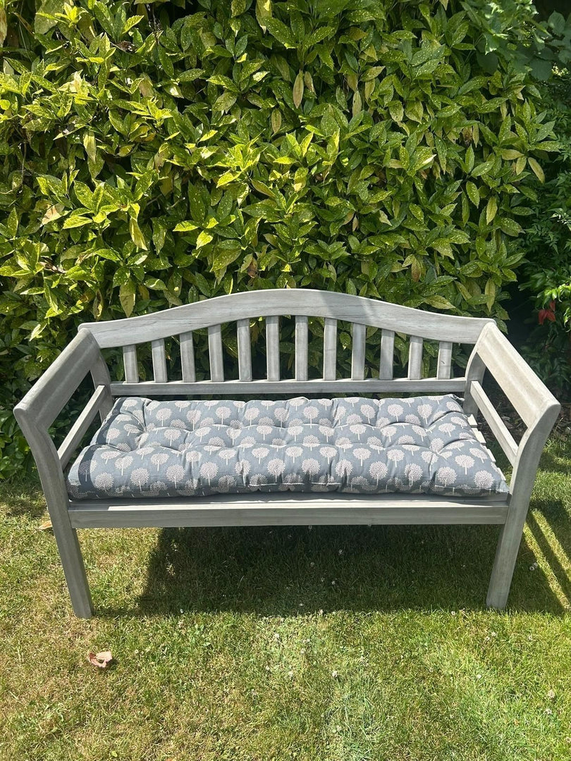 Queen Classic Grey Wooden Garden Bench & Butler Tray 2/3 Seat Indoor Outdoor18
