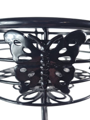 2 Tier Trike Pot Holder Metal Garden Flowers Plant Display Planter in Black20
