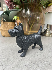 Cast Iron Black Scottie Dog Decor Ornament Home Gift Garden Decorative Vintage0