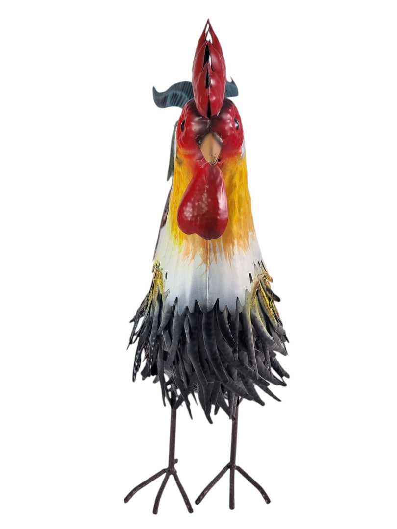 Decorative Cockerel Bird Animal Countryside Metal Garden Giftware Ornament4