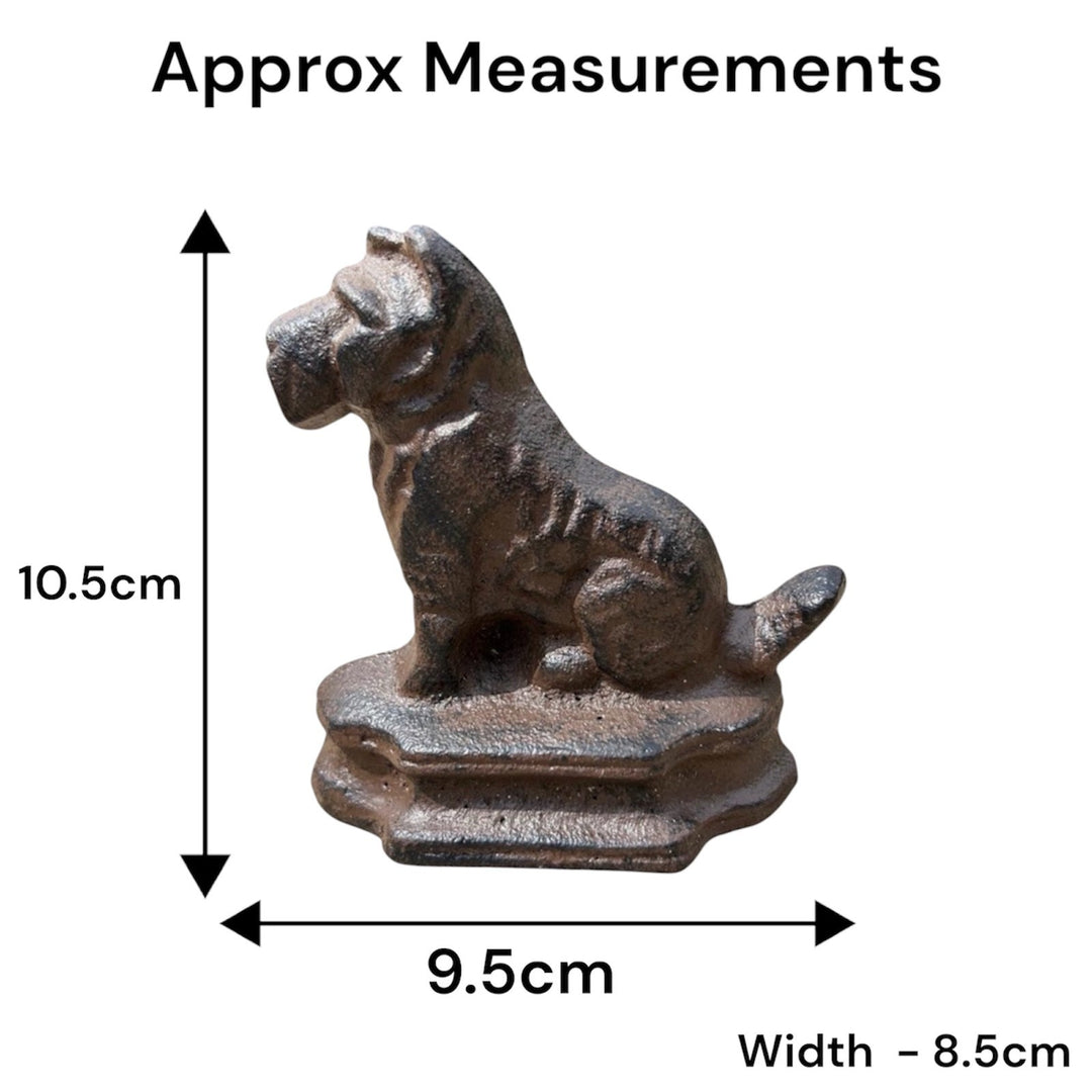 Cast Iron Scottie Dog  Doorstop Door Stopper Metal Gift Home Decoration Decor1