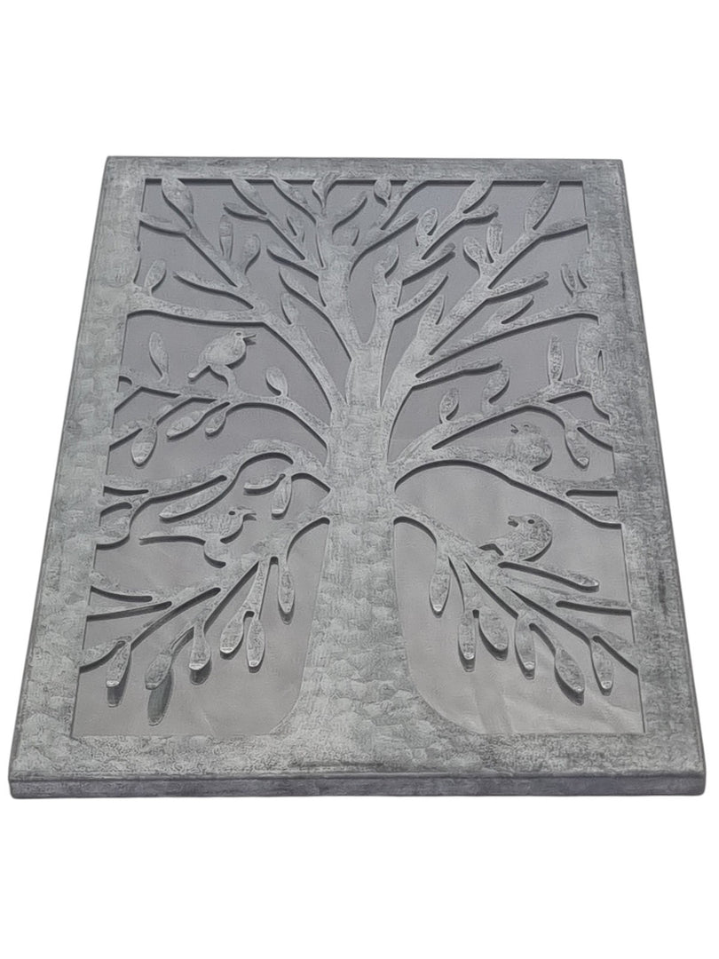 Zinc Tree of Life Wall Mirror with Birds Garden Outdoor Wall Plaque Decoration14