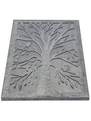 Zinc Tree of Life Wall Mirror with Birds Garden Outdoor Wall Plaque Decoration14