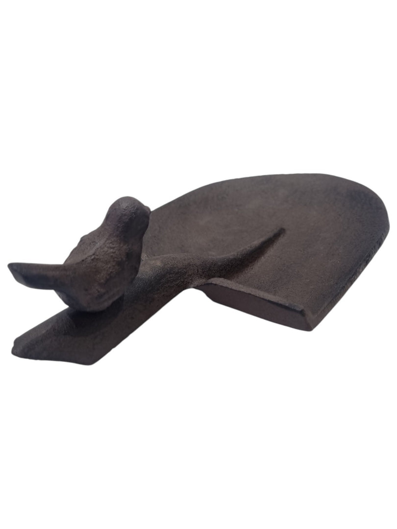 Cast Iron Spade Bird Feeder Dish Seed Bowl Garden Gift Ornament Decoration Feed5