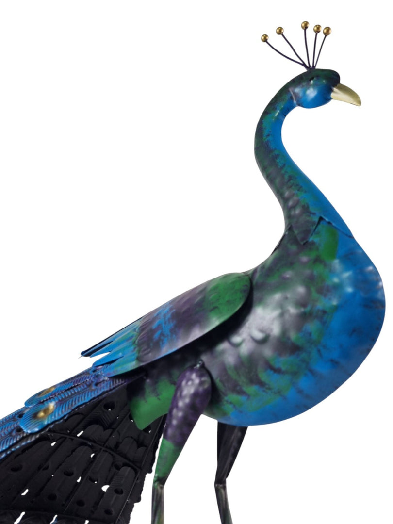 Tail Down Decorative Peacock Bird Animal Metal Garden Giftware  Ornament17