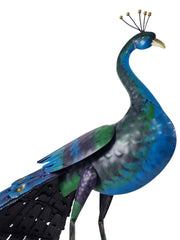 Tail Down Decorative Peacock Bird Animal Metal Garden Giftware  Ornament17