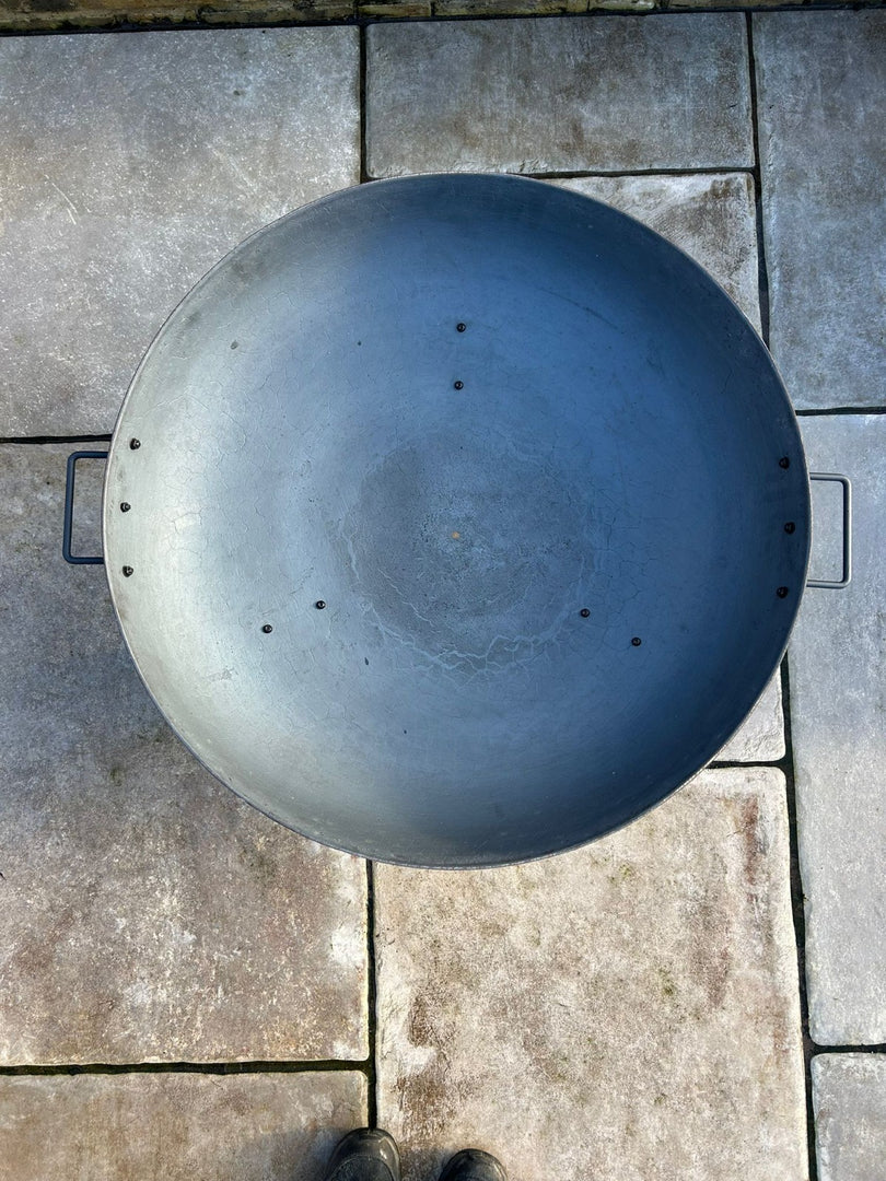 Large Garden Fire Pit Outdoor Patio Camping Cast Iron Bowl Log Burner Heater17