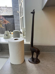 Cast Iron Giraffe Kitchen Roll Holder Paper Towel Stand Animal Door Stop Gift6