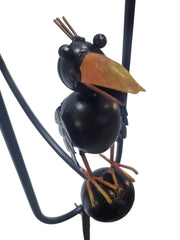 Rocking Balancing Mum Crow Rocker Garden Ornament Decoration Stake Gift Decor14