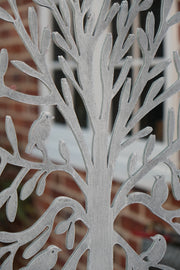 Zinc Tree of Life Wall Mirror with Birds Garden Outdoor Wall Plaque Decoration7