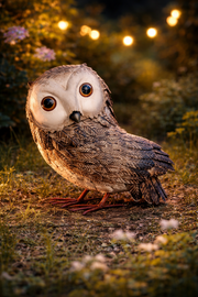 Metal Owl Garden Ornament Decorative Outdoor Owl Statue Sculpture Patio Lawn10