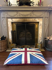 Vintage Retro Union Jack UK Floor Cushion Red Blue Dog Bed Garden Indoor Gift11