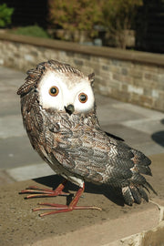 Metal Owl Garden Ornament Decorative Outdoor Owl Statue Sculpture Patio Lawn2